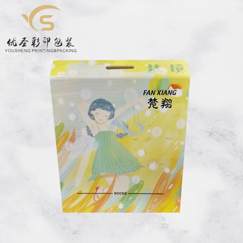 Yousheng Packaging Female Youth Socks Customized Socks Card Paper Card Tag Support Customization Yousheng Packaging Female Youth Socks Customized Socks Card Paper Card Tag Support Customization