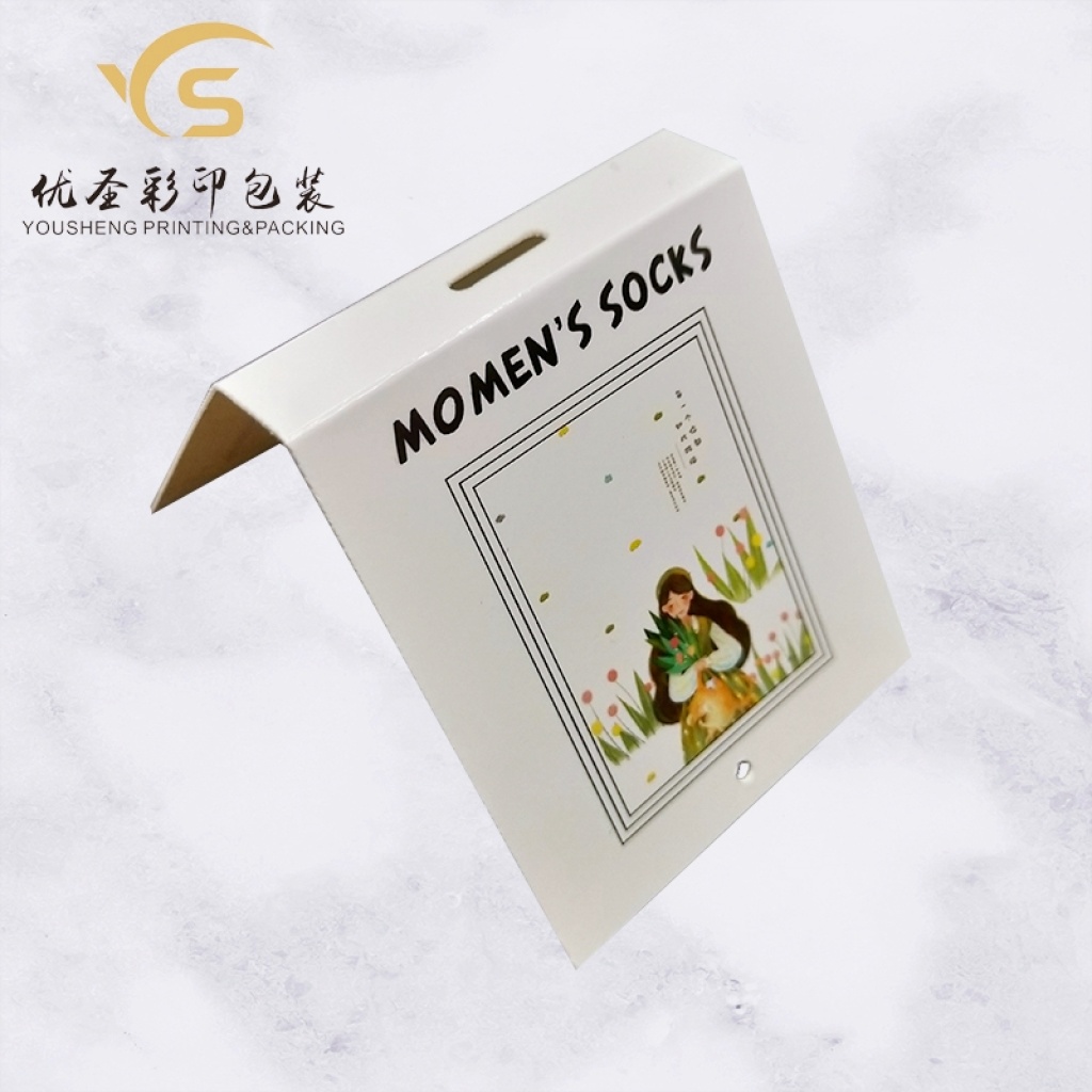 Yousheng Packaging Female Youth Socks Customized Socks Card Paper Card Tag Support Customization Yousheng Packaging Female Youth Socks Customized Socks Card Paper Card Tag Support Customization