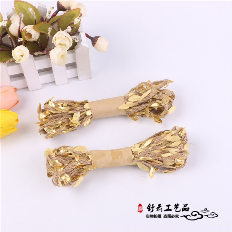 Woven Rattan Hemp Rope Handmade DIY Home Tag Binding Decorative Accessories Colored Hemp Rope Jute Rope
