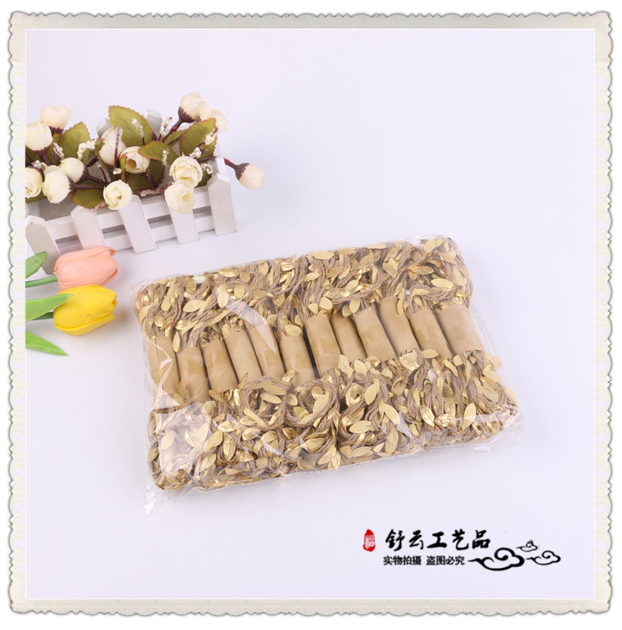 Woven Rattan Hemp Rope Handmade DIY Home Tag Binding Decorative Accessories Colored Hemp Rope Jute Rope