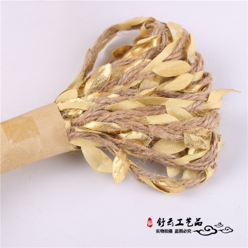 Woven Rattan Hemp Rope Handmade DIY Home Tag Binding Decorative Accessories Colored Hemp Rope Jute Rope