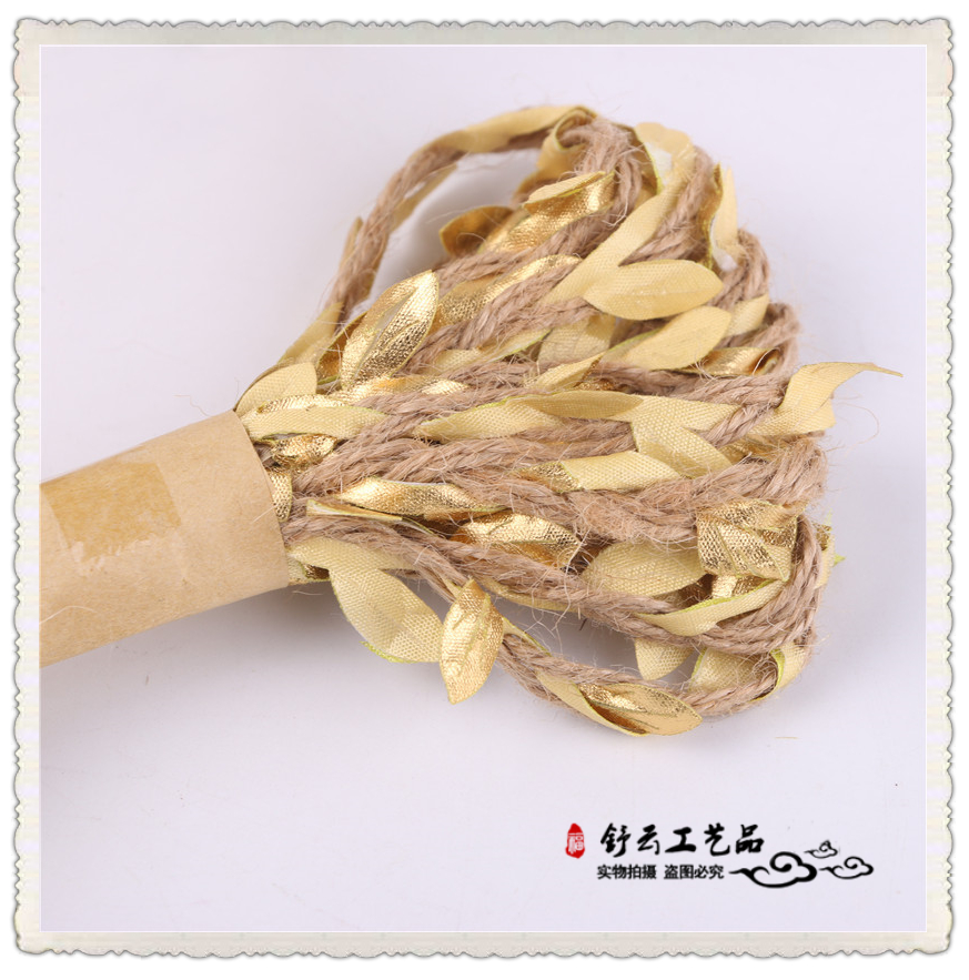 Woven Rattan Hemp Rope Handmade DIY Home Tag Binding Decorative Accessories Colored Hemp Rope Jute Rope