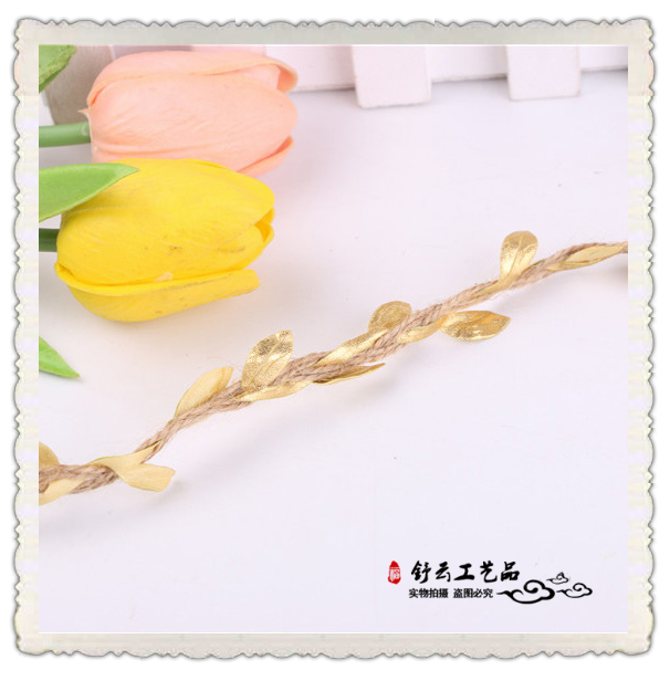Woven Rattan Hemp Rope Handmade DIY Home Tag Binding Decorative Accessories Colored Hemp Rope Jute Rope