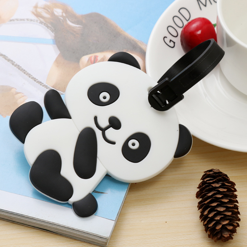 Cartoon Creative New Silicon Baggage Tag Personality Anime Luggage Consignment Tag Listing Factory Wholesale Customization