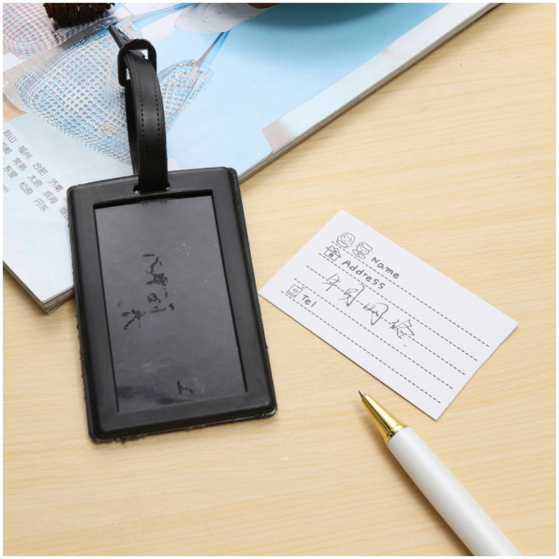 Customized Bags Luggage Tag Wholesale Soft Rubber Luggage Tag Hot Sale Personalized Fashion Boarding Pass Factory Wholesale