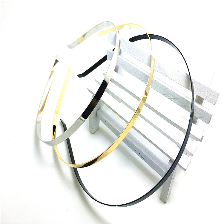 Factory Direct Supply Regular 3/4/5/6 Electroplating Headband Hair Ring Women&#039;s Head Buckle Accessories DIY Hair Accessories