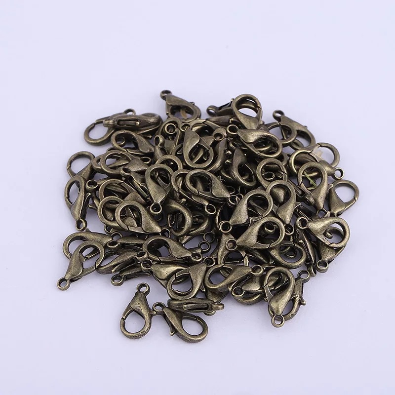 DIY Ornament Accessories Electroplating Zinc Alloy Lobster Clasp Necklace Connecting Buckle Metal Button Color Specifications Complete