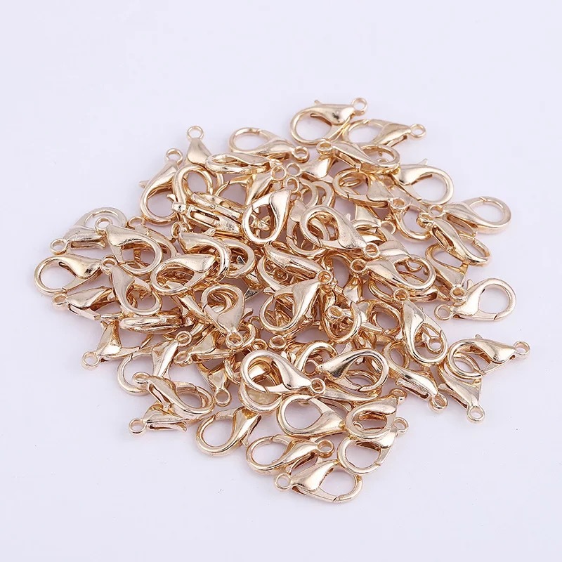 Electroplating Zinc Alloy Lobster Clasp Necklace Connecting Buckle Metal Button Color Specifications Complete