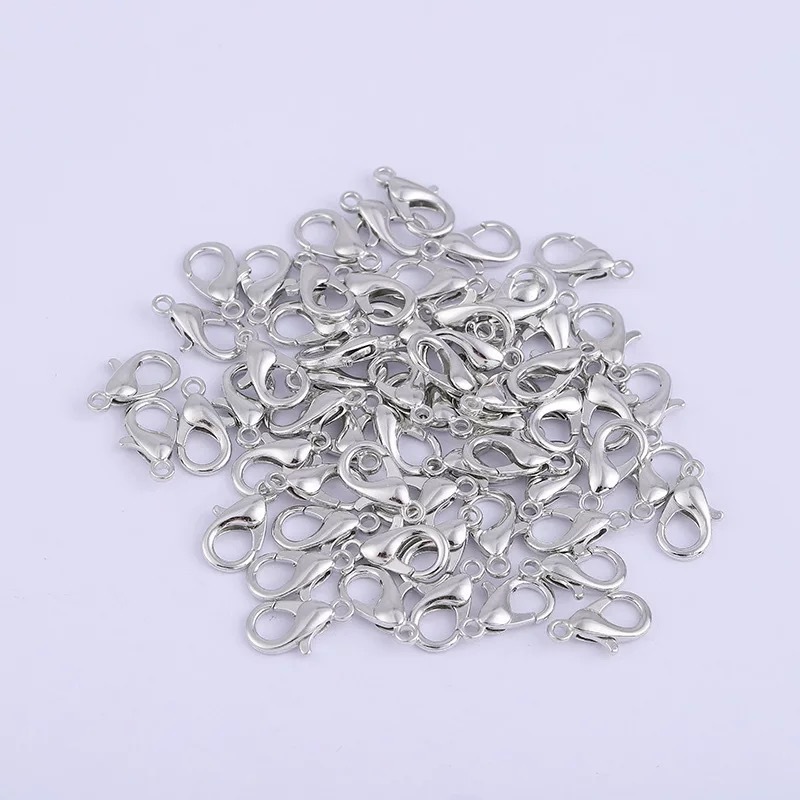 DIY Ornament Accessories Electroplating Zinc Alloy Lobster Clasp Necklace Connecting Buckle Metal Button Color Specifications Complete