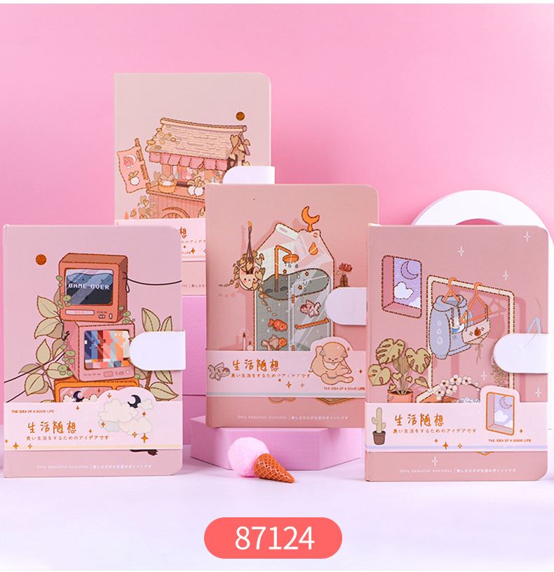 Paper Girls Journal Book Magnetic Buckle Book Creative Cute Cartoon Student Notebook Notes Journal Book Diary Book Paper Girls Journal Book Magnetic Buckle Book Creative Cute Cartoon Student Notebook Notes Journal Book Diary Book