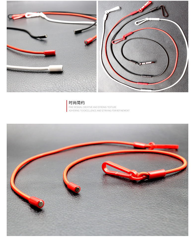 Korean Fashion Mask Chain Eyeglasses Chain Eyeglasses Chain Lanyard Fashion Anti-Lost Magnetic Buckle Elastic Mask Rope Wholesale Korean Fashion Mask Chain Eyeglasses Chain Eyeglasses Chain Lanyard Fashion Anti-Lost Magnetic Buckle Elastic Mask Rope Wholesale