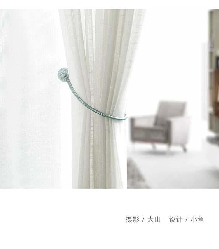Nordic curtain lacing modern curtain strap creative simple and lovely buckle magnetic buckle Nordic curtain lacing modern curtain strap creative simple and lovely buckle magnetic buckle