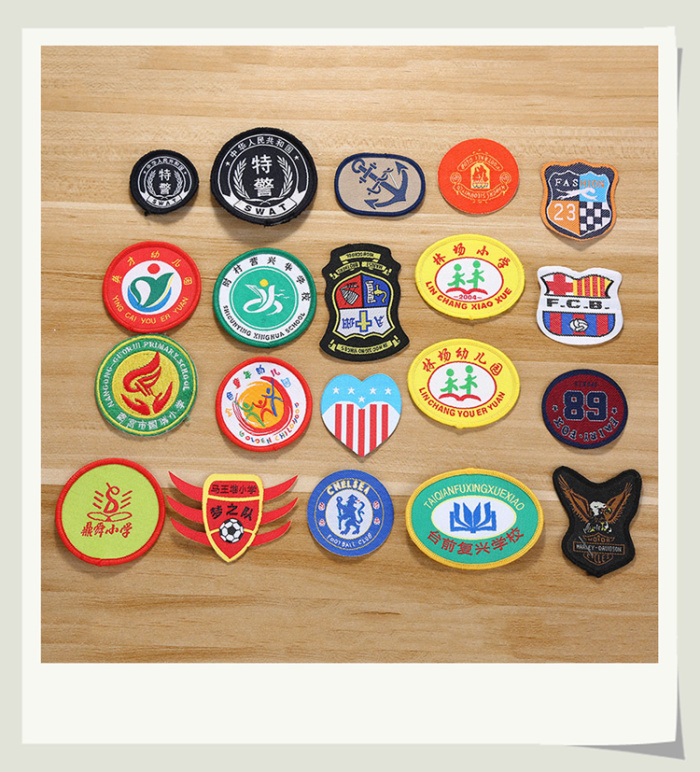 To make a custom small and medium school kindergarten garden school uniform cloth paste round badge badge To make a custom small and medium school kindergarten garden school uniform cloth paste round badge badge