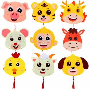 Cloth art New Year hang batch do not weave children handmade paste material package kindergarten Spring Festival Christmas Cloth art New Year hang batch do not weave children handmade paste material package kindergarten Spring Festival Christmas