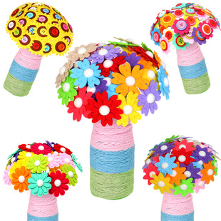 Cloth art New Year hang batch do not weave children handmade paste material package kindergarten Spring Festival Christmas Cloth art New Year hang batch do not weave children handmade paste material package kindergarten Spring Festival Christmas