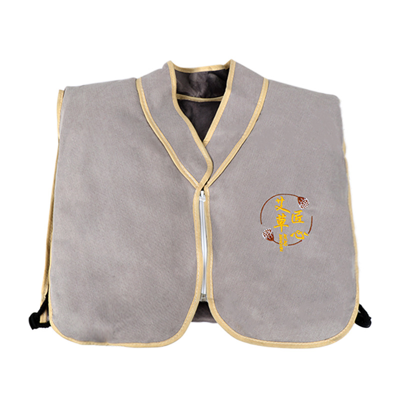 New Electric Heating Moxibustion Paste Wholesale Moxa Vest Moxibustion Clothing Cloth Cover Shoulder Neck Chest Temperature Control Moxibustion Paste