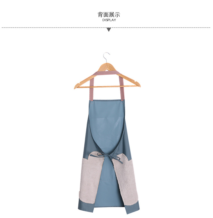 Household Erasable Hand Kitchen Apron Fashion Women's Korean-Style Anti-Fouling and Oil-Proof Skirt Cooking Apron Overclothes Adult Wholesale Household Erasable Hand Kitchen Apron Fashion Women's Korean-Style Anti-Fouling and Oil-Proof Skirt Cooking Apron Overclothes Adult Wholesale