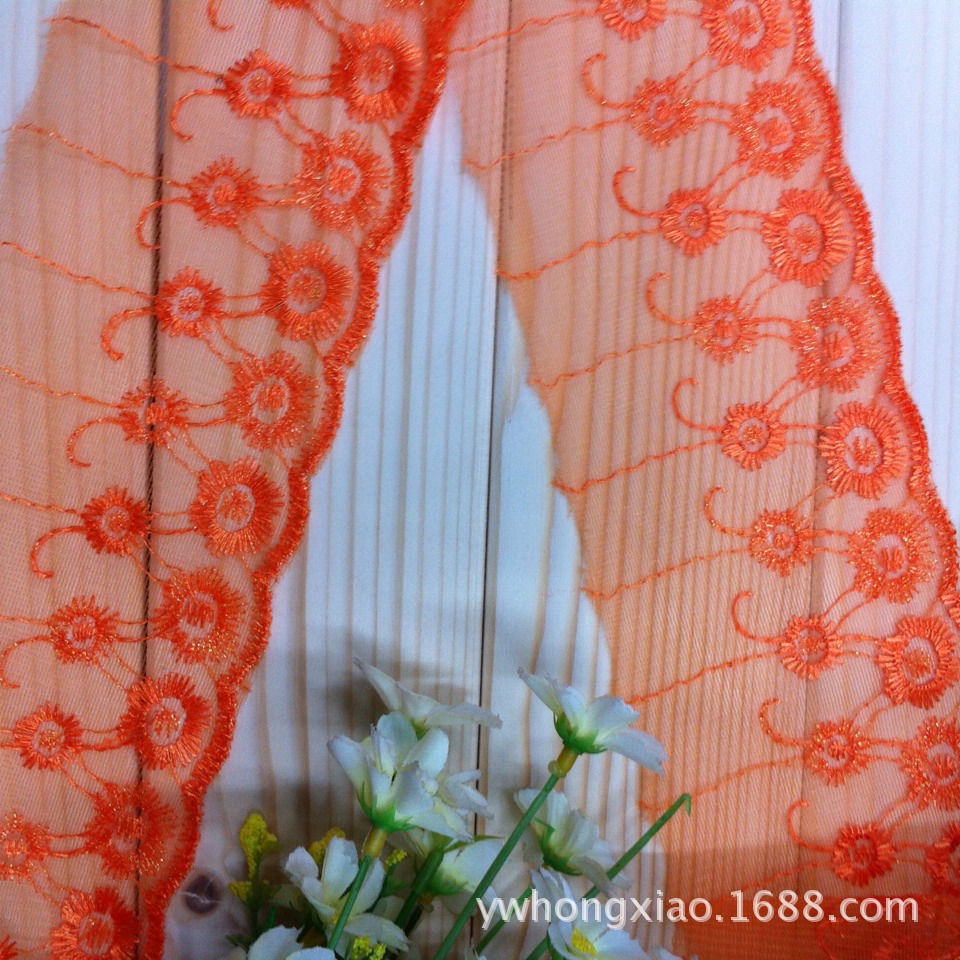 Spot Small Batch Manufacturers Supply 10cm Skirt Stabilized Yarn Lace Mesh Embroidery Lace Clothing Accessories Spot Small Batch Manufacturers Supply 10cm Skirt Stabilized Yarn Lace Mesh Embroidery Lace Clothing Accessories