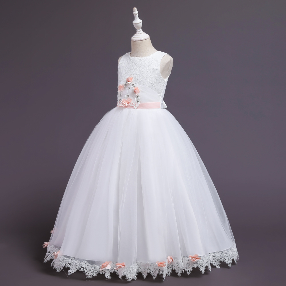 Children's Dress Princess Dress Children's Clothing Dress Girl's Dress Mesh Bubble Skirt Host Performance Dress Children's Dress Princess Dress Children's Clothing Dress Girl's Dress Mesh Bubble Skirt Host Performance Dress