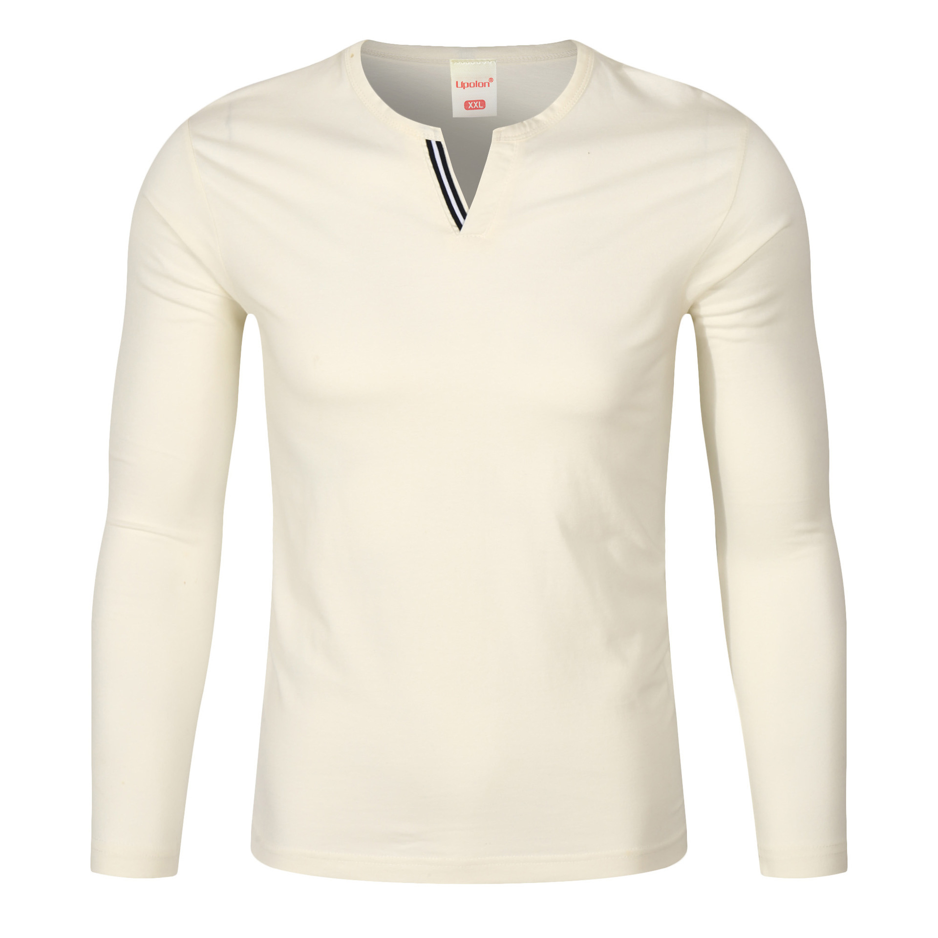 Modal casual long sleeve Buttonless V-neck custom advertising shirt culture shirt polo shirt with logo Modal casual long sleeve Buttonless V-neck custom advertising shirt culture shirt polo shirt with logo