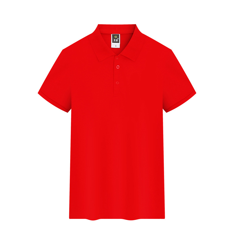 Summer Lapels Advertising Shirt Customized Tooling Printing Short-Sleeved Polo Shirt Activity Cultural Shirt Logo Embroidery Wholesale