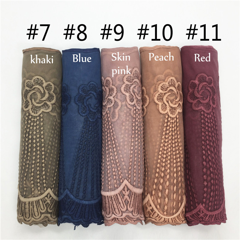 Cross-Border EBay New Solid Color Two-Head Lace Cappa Scarf Lace Closed Toe Scarf Silk Scarf Wholesale Cross-Border EBay New Solid Color Two-Head Lace Cappa Scarf Lace Closed Toe Scarf Silk Scarf Wholesale