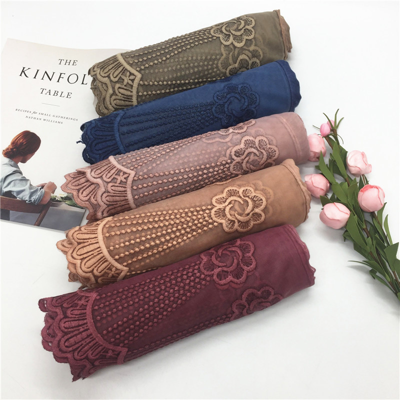 Cross-Border EBay New Solid Color Two-Head Lace Cappa Scarf Lace Closed Toe Scarf Silk Scarf Wholesale Cross-Border EBay New Solid Color Two-Head Lace Cappa Scarf Lace Closed Toe Scarf Silk Scarf Wholesale