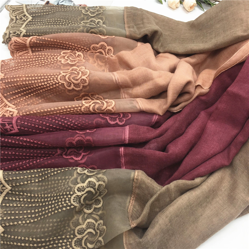 Cross-Border EBay New Solid Color Two-Head Lace Cappa Scarf Lace Closed Toe Scarf Silk Scarf Wholesale Cross-Border EBay New Solid Color Two-Head Lace Cappa Scarf Lace Closed Toe Scarf Silk Scarf Wholesale