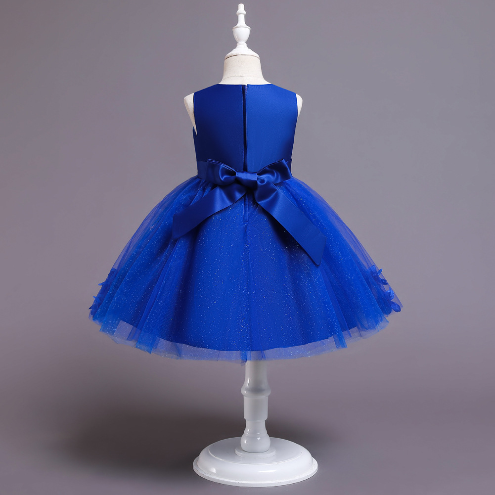 Children 'S Dress Princess Dress 2020 New Girl Dress Sleeveless Puffy Dress Dress Beaded Lace In Stock Children 'S Dress Princess Dress 2020 New Girl Dress Sleeveless Puffy Dress Dress Beaded Lace In Stock