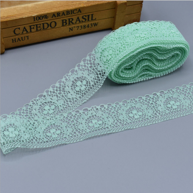 10 Yards a Roll in Stock 4cm Non-Elastic Lace Semicircle Lace Clothing Underwear DIY Accessories Color Accessories