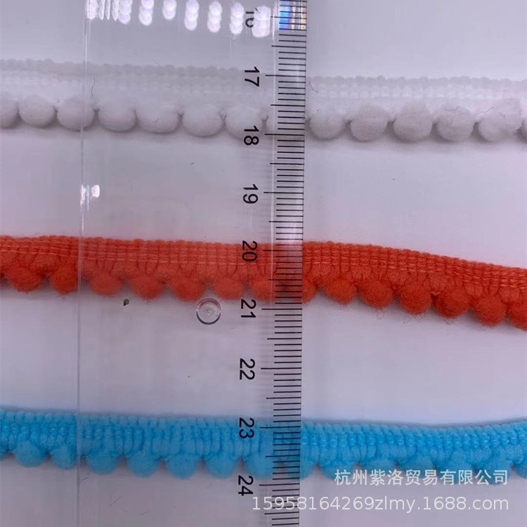 Spot Goods 35 Colors Budlet Edge Dense Fur Ball Lace Caterpillar Lace Clothing Clothing Accessories Curtain Carpet Lace Spot Goods 35 Colors Budlet Edge Dense Fur Ball Lace Caterpillar Lace Clothing Clothing Accessories Curtain Carpet Lace
