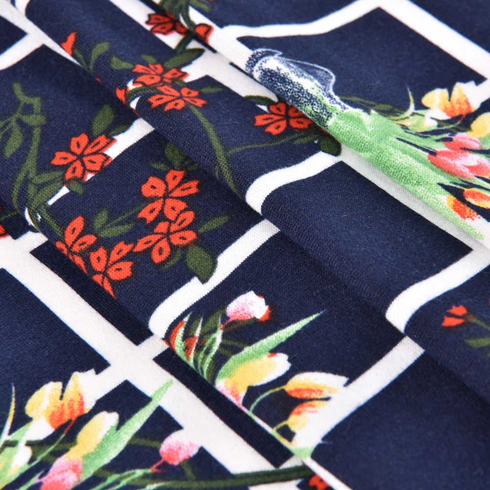 Factory Supply Custom Printed 95% Polyester 5% Spandex Milk Fiber Four- Way Elastic Fabric Knitted Stretch Fabric Factory Supply Custom Printed 95% Polyester 5% Spandex Milk Fiber Four- Way Elastic Fabric Knitted Stretch Fabric