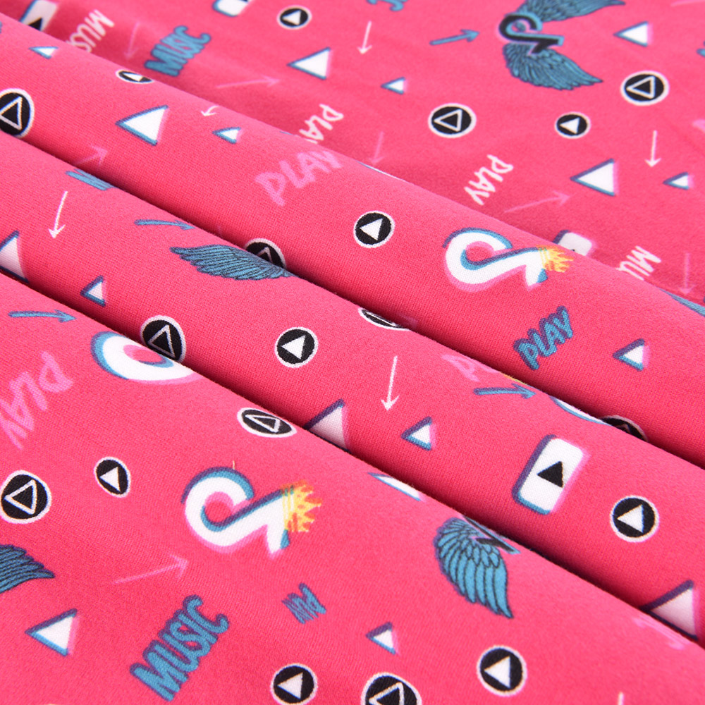 Factory Supply Custom Printed 95% Polyester 5% Spandex Milk Fiber Four- Way Elastic Fabric Knitted Stretch Fabric Factory Supply Custom Printed 95% Polyester 5% Spandex Milk Fiber Four- Way Elastic Fabric Knitted Stretch Fabric