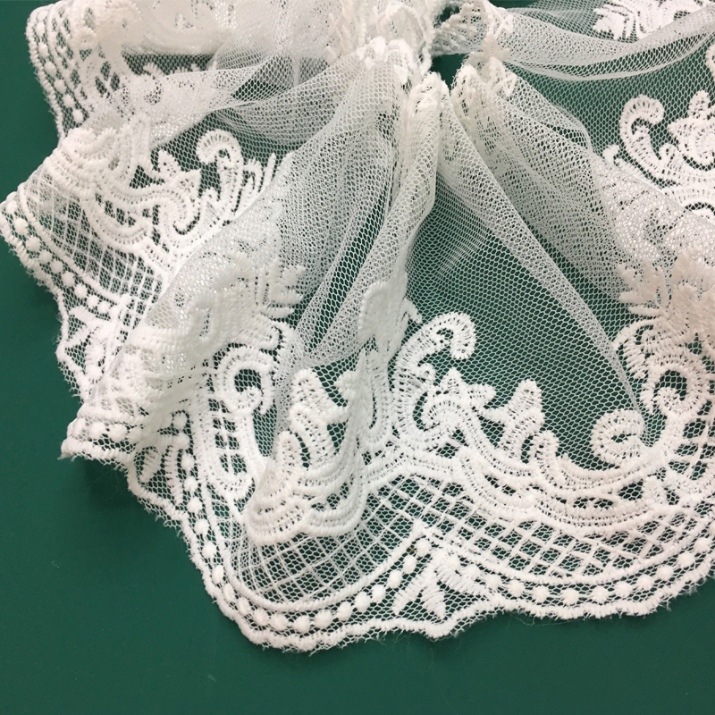 Spot Home Textile Water Soluble Milk Silk Mesh Lace Dandelion Water Soluble Lace Clothing Wedding Dress