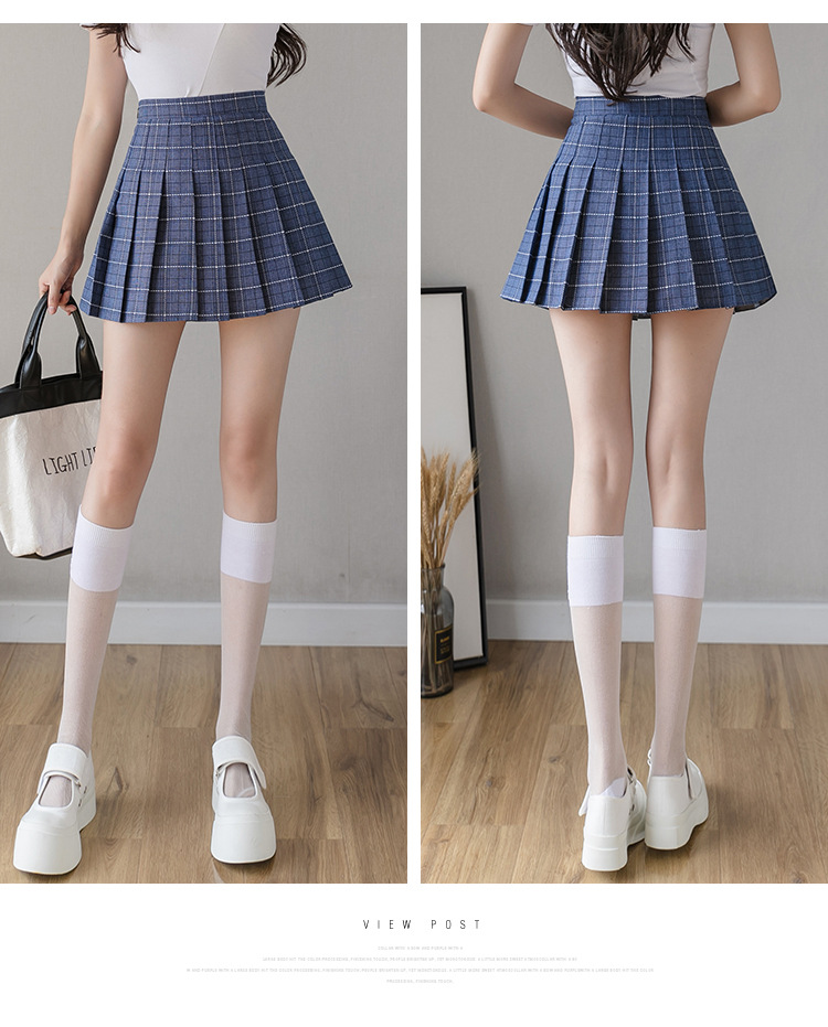 Pleated Skirt Women's Short Skirt High Waist Korean Style New Skirt Women's Summer Autumn plus Size A- line Embroidery Student Dress Pleated Skirt Women's Short Skirt High Waist Korean Style New Skirt Women's Summer Autumn plus Size A- line Embroidery Student Dress