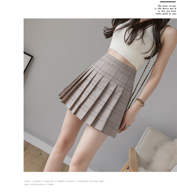 Pleated Skirt Women's Short Skirt High Waist Korean Style New Skirt Women's Summer Autumn plus Size A- line Embroidery Student Dress Pleated Skirt Women's Short Skirt High Waist Korean Style New Skirt Women's Summer Autumn plus Size A- line Embroidery Student Dress