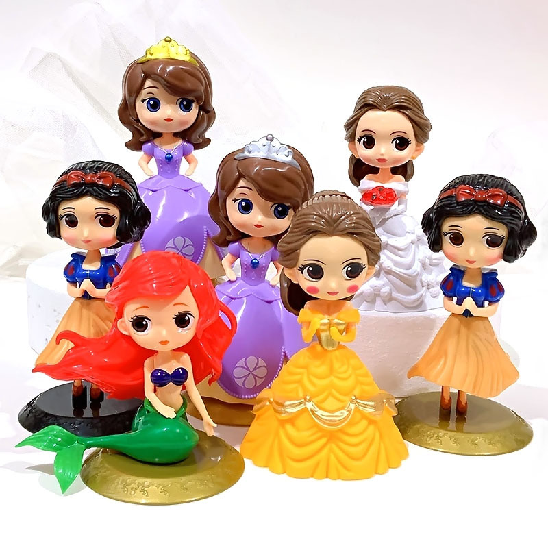 Cake Decoration Princess Decoration Doll Baking Dessert Cartoon Hand-Made Toys Dress up Holiday Birthday Party Cake Decoration Princess Decoration Doll Baking Dessert Cartoon Hand-Made Toys Dress up Holiday Birthday Party