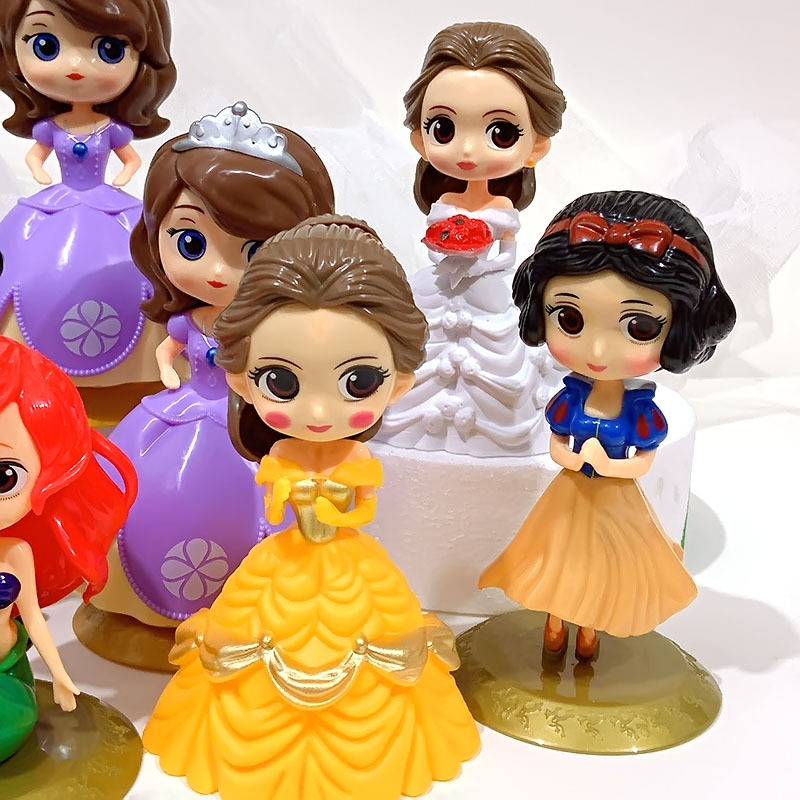 Cake Decoration Princess Decoration Doll Baking Dessert Cartoon Hand-Made Toys Dress up Holiday Birthday Party Cake Decoration Princess Decoration Doll Baking Dessert Cartoon Hand-Made Toys Dress up Holiday Birthday Party