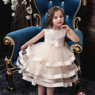 Cross Border children's selection Princess dresses evening Dress girls Cross Border children's selection Princess dresses evening Dress girls