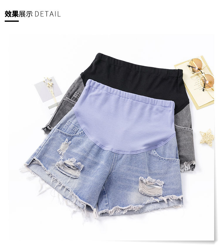 Maternity Pants 2021 New Summer Thin Jeans Loose Casual Fashion Belly Support Denim Shorts Maternity Pants 2021 New Summer Thin Jeans Loose Casual Fashion Belly Support Denim Shorts