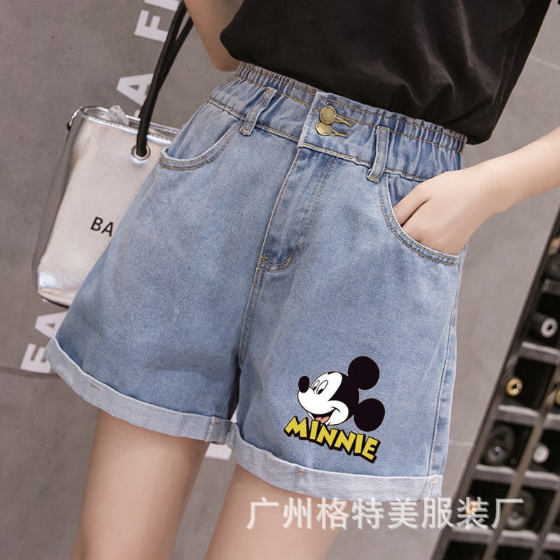 Denim Shorts for Women 2021 New Summer Korean Style High Waist Slimming Casual Wide Leg Jeans Foreign Trade Stall Wholesale Denim Shorts for Women 2021 New Summer Korean Style High Waist Slimming Casual Wide Leg Jeans Foreign Trade Stall Wholesale