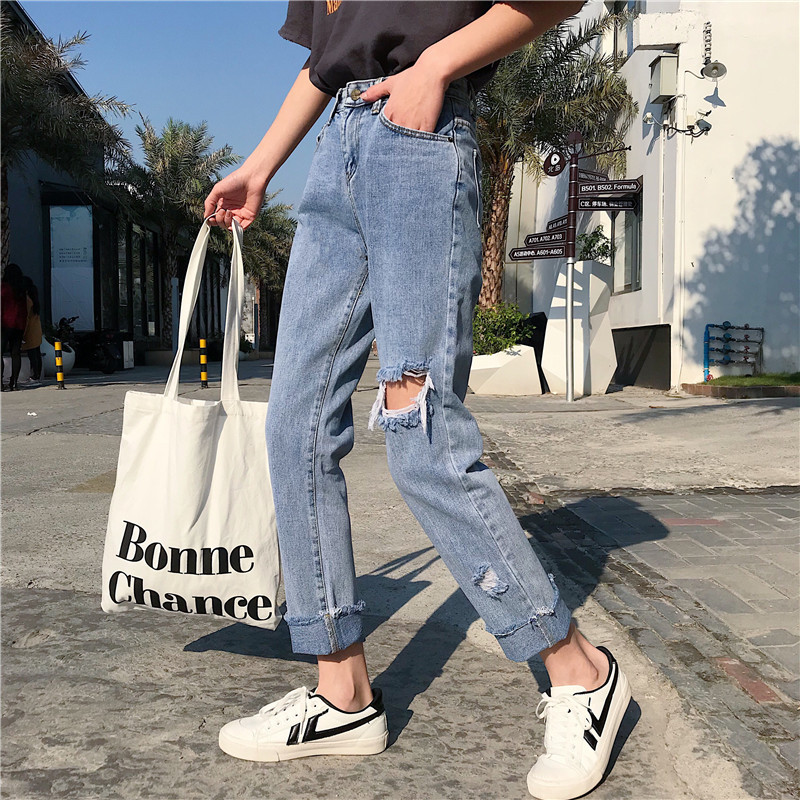 Jeans for Women 2021 Spring and Autumn New Korean Style Women's Daddy Wide Leg Denim Trousers for Women Foreign Trade Stall Supply Jeans for Women 2021 Spring and Autumn New Korean Style Women's Daddy Wide Leg Denim Trousers for Women Foreign Trade Stall Supply