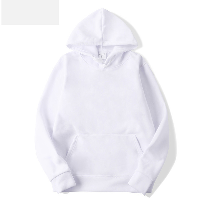  Men&#039;s Blank Sweater Solid Color Fleece Pullover Hoody Thermal Transfer Factory Wholesale Order