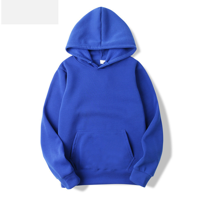  Men's Blank Sweater Solid Color Fleece Pullover Hoody Thermal Transfer Factory Wholesale Order