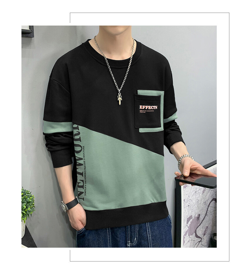 Brushed Hoody Men's 2021 Spring, Autumn and Winter Men's Long-Sleeved T-shirt Korean New Ins Pullover Bottoming Shirt Top Men's Clothing Brushed Hoody Men's 2021 Spring, Autumn and Winter Men's Long-Sleeved T-shirt Korean New Ins Pullover Bottoming Shirt Top Men's Clothing