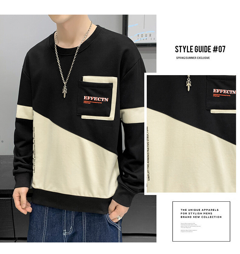 Brushed Hoody Men's 2021 Spring, Autumn and Winter Men's Long-Sleeved T-shirt Korean New Ins Pullover Bottoming Shirt Top Men's Clothing Brushed Hoody Men's 2021 Spring, Autumn and Winter Men's Long-Sleeved T-shirt Korean New Ins Pullover Bottoming Shirt Top Men's Clothing