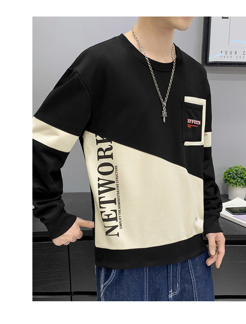 Brushed Hoody Men's 2021 Spring, Autumn and Winter Men's Long-Sleeved T-shirt Korean New Ins Pullover Bottoming Shirt Top Men's Clothing Brushed Hoody Men's 2021 Spring, Autumn and Winter Men's Long-Sleeved T-shirt Korean New Ins Pullover Bottoming Shirt Top Men's Clothing