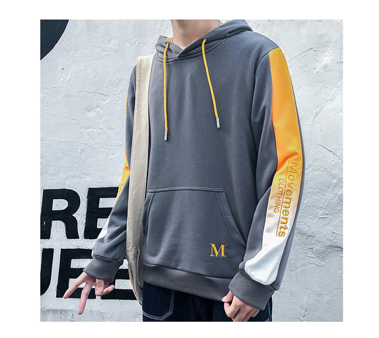 2021 Autumn New Men's Hooded Sweater Men's Korean-Style Trendy Teen Pullover Leisure Hoody 2021 Autumn New Men's Hooded Sweater Men's Korean-Style Trendy Teen Pullover Leisure Hoody