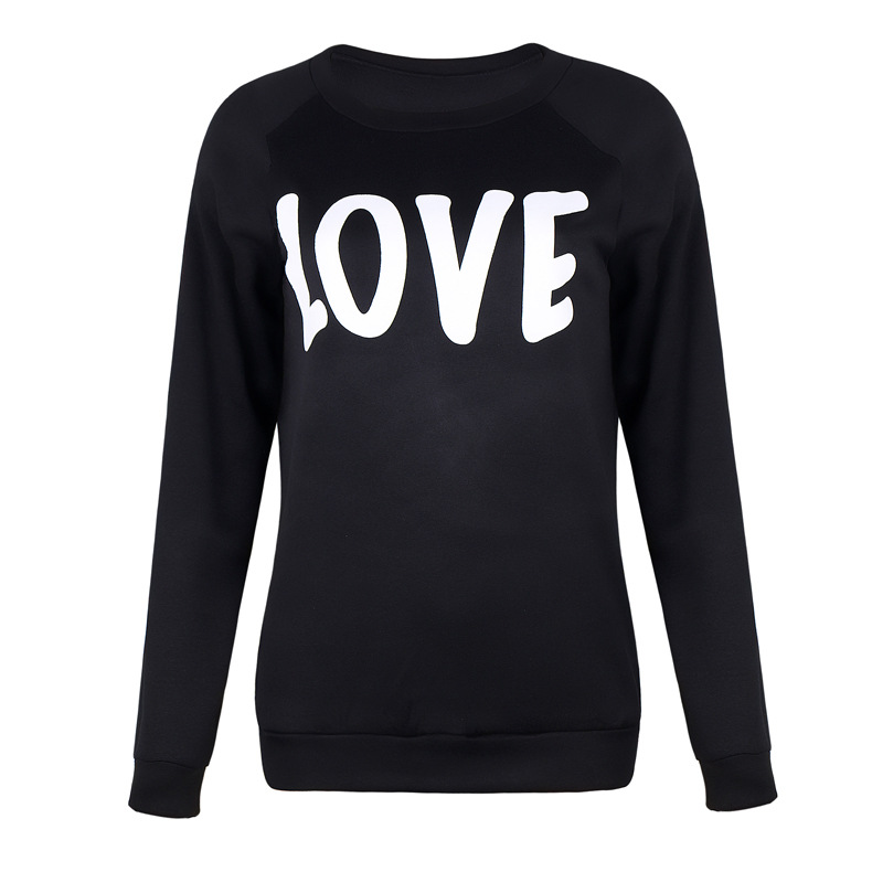and American women's clothing ebay hot style long sleeve round neck letter LOVE parentchild clothing hoody OM8747 and American women's clothing ebay hot style long sleeve round neck letter LOVE parentchild clothing hoody OM8747