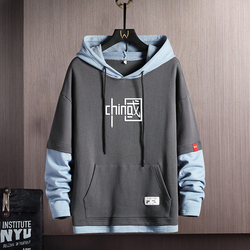 Chinese Style Sweater Men&#039;s 2021 Autumn New National Fashion T-shirt with Long Sleeves Hoody